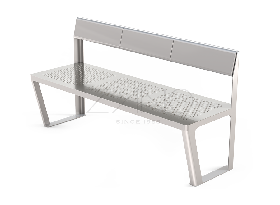 Bench Scandik 02.046.P | stainless steel