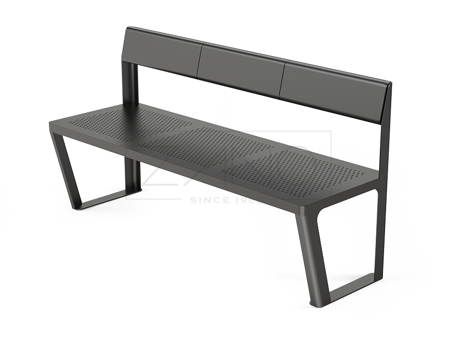 Bench Scandik 02.046.P | carbon steel