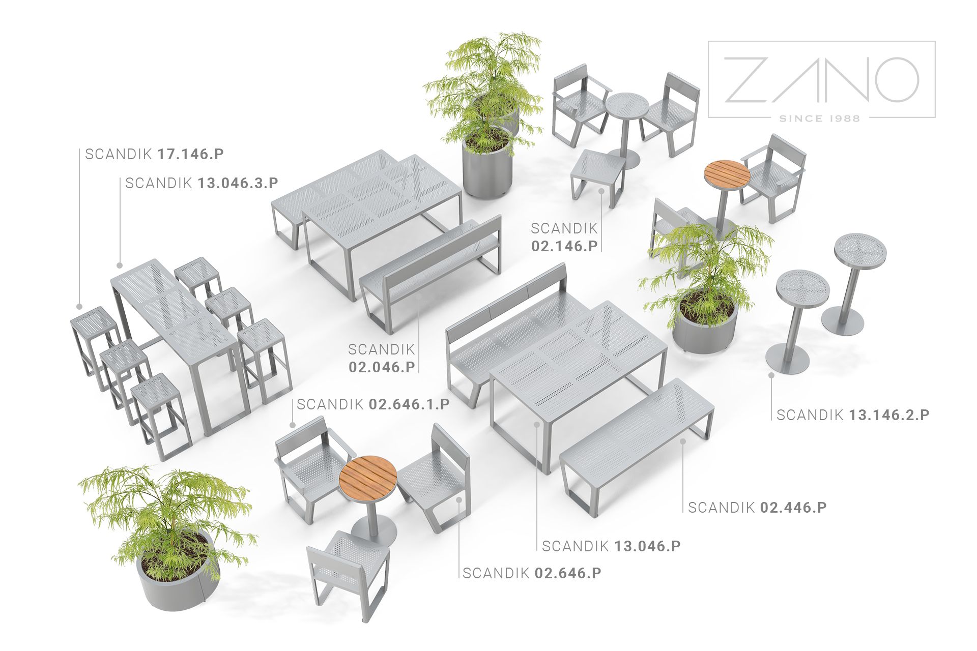 Scandik Urban Furniture | ZANO Small Architecture
