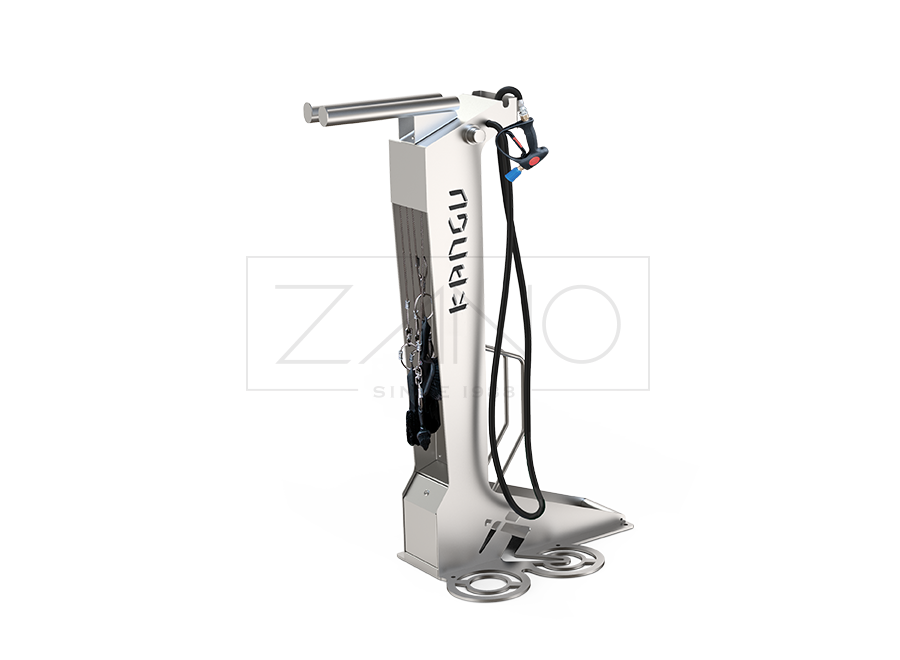 Municipal bicycle cleaning stations