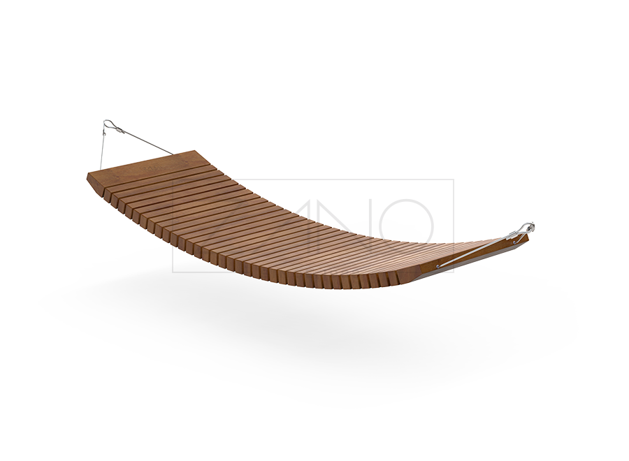 Hammock WAVE 02.916.3 hardwood, stainless steel cables