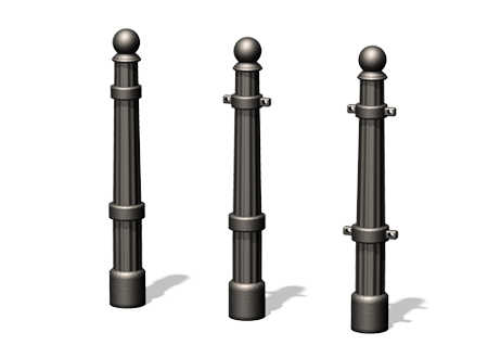 municipal cast iron bollards