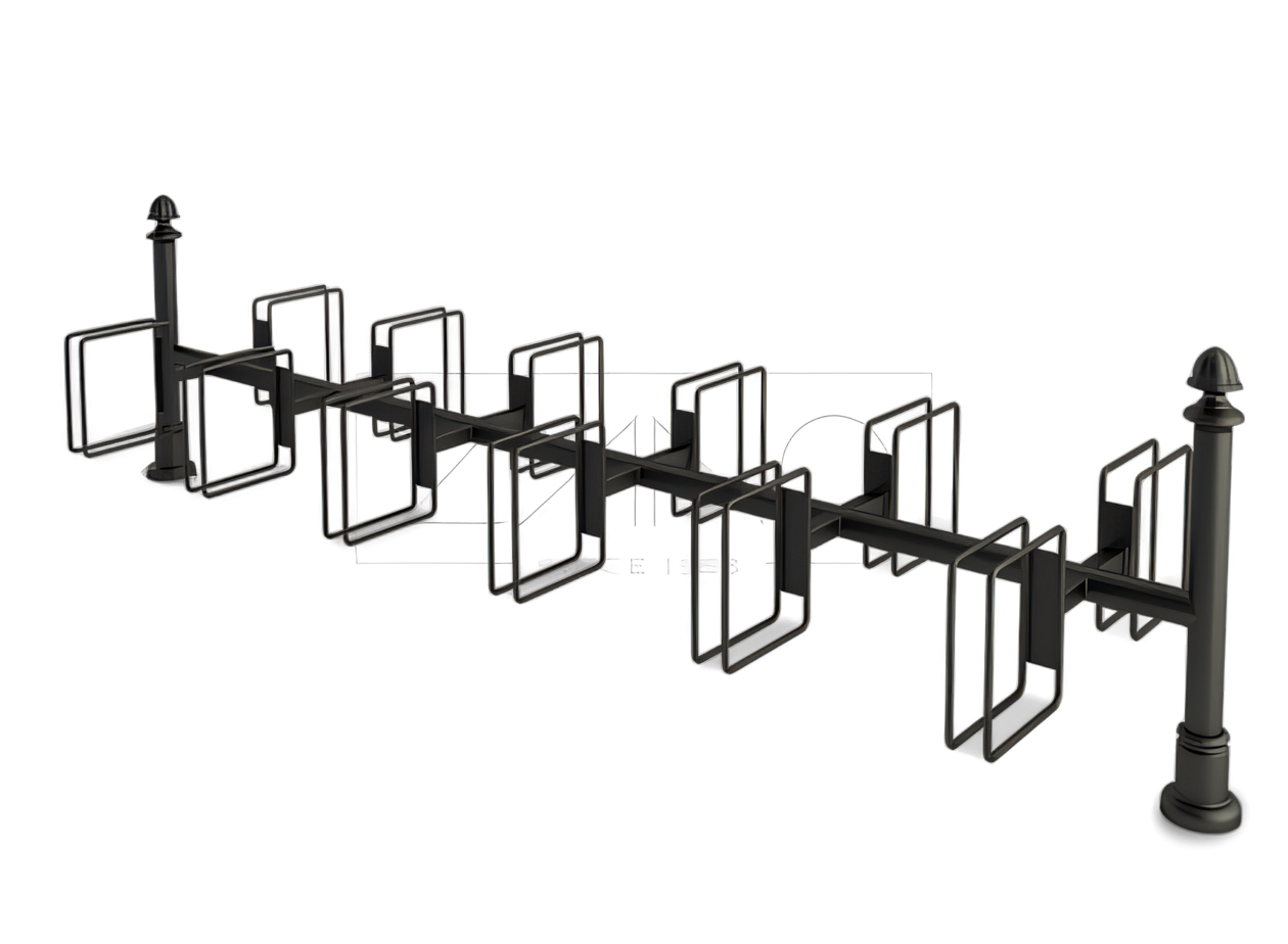 bicycle racks in Retro style