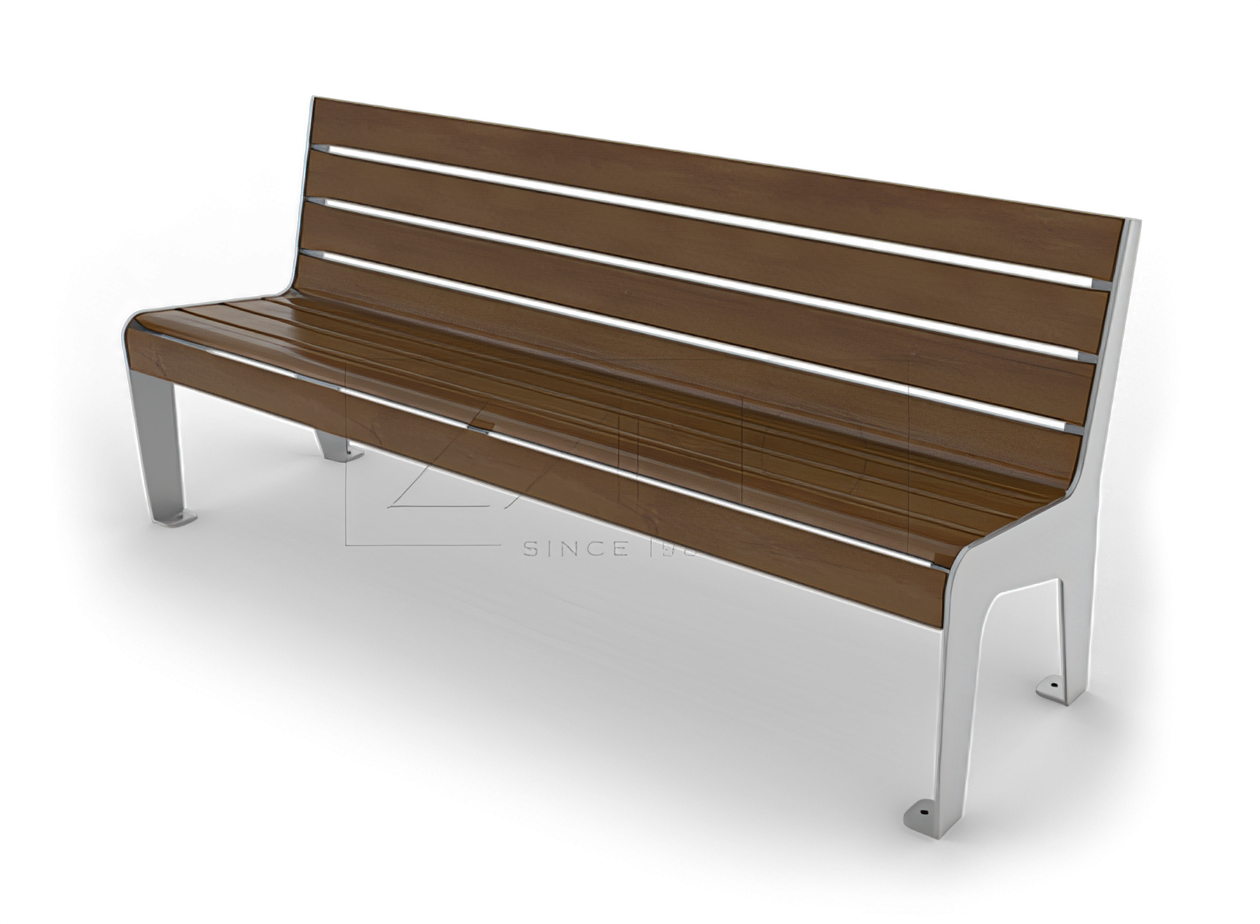 modern stylish benches street bench