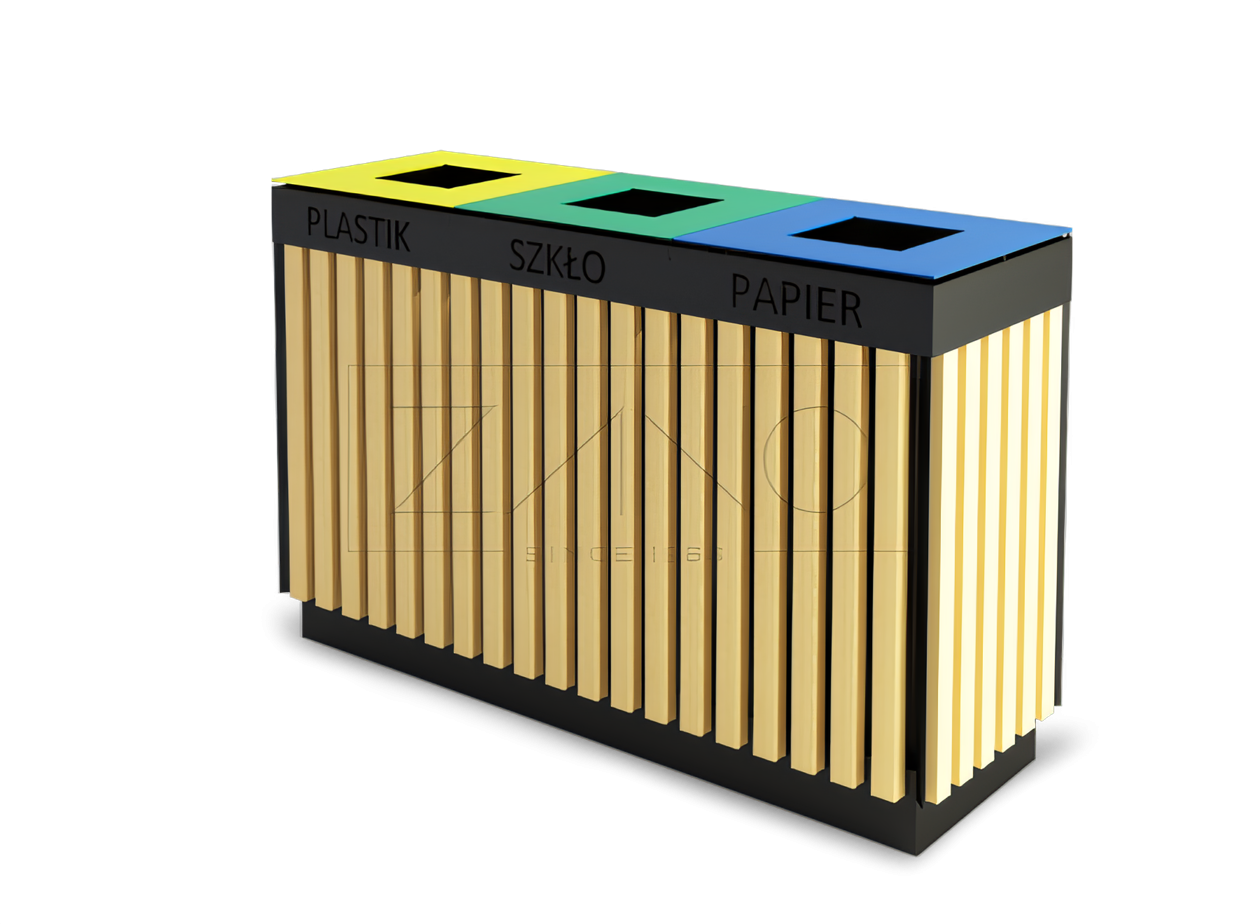 recycling bins colours Argo recycling bin- modern design