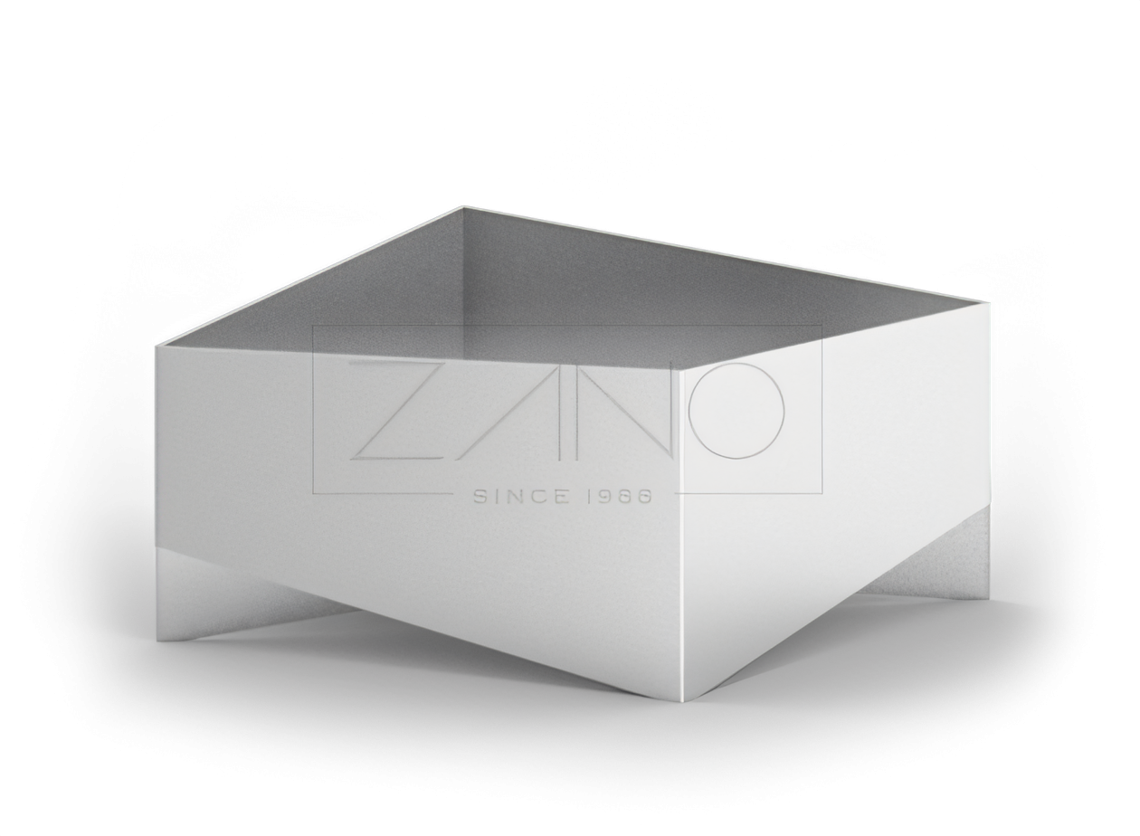 City planters made of stainless steel City planters made of stainless steel