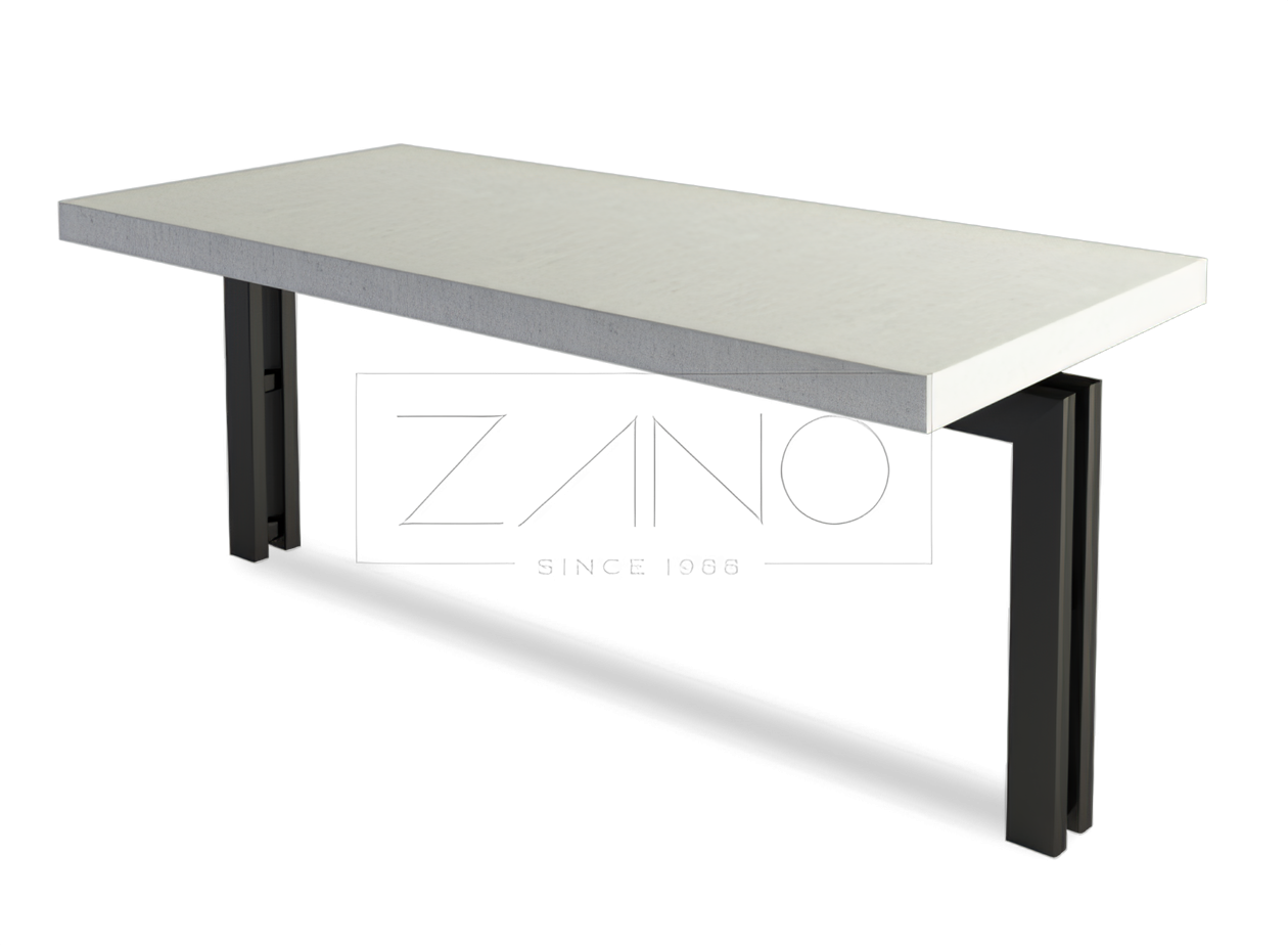 Bus table made of carbon steel