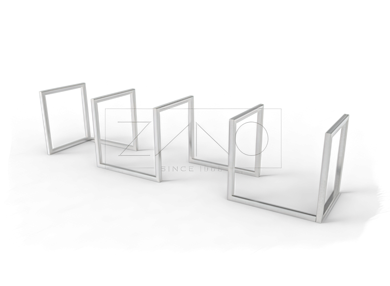 Stainless steel bicycle rack Cube