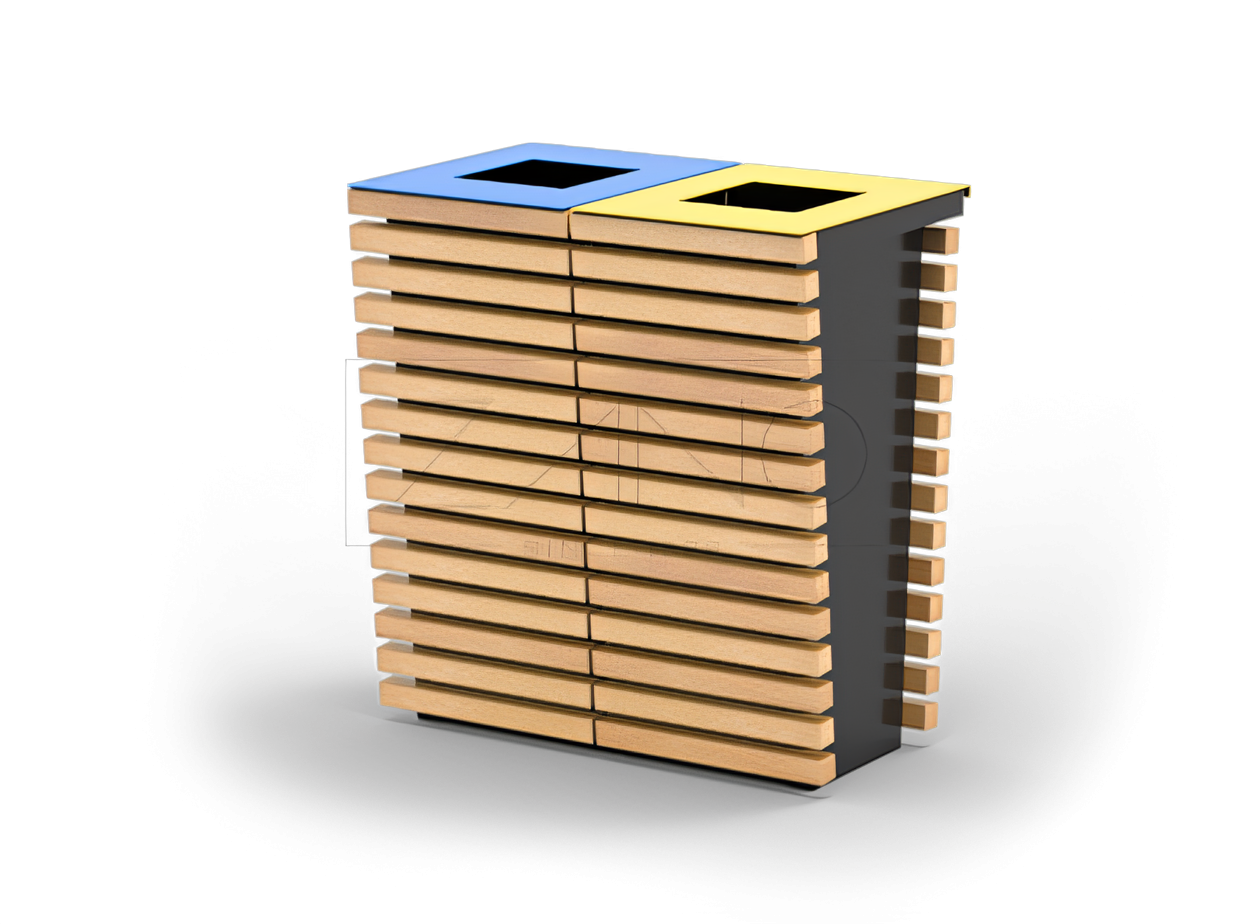 Recycling bin Flash 15.225 | ZANO Street Furniture Recycling bins, litter bins, waste bins by ZANO Street Furntiure