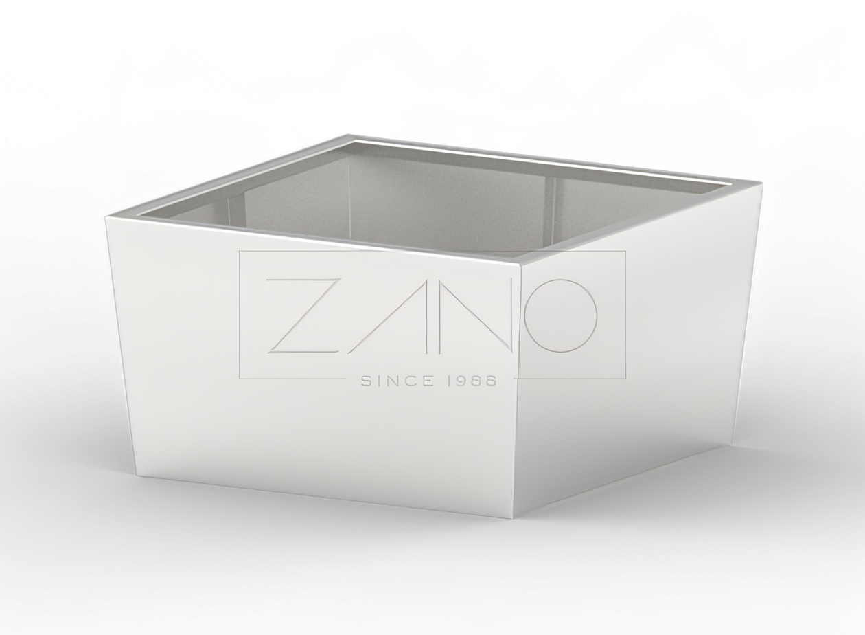 Tulip planter 06.021.2 made of stainless steel, size L | ZANO Street Furniture
