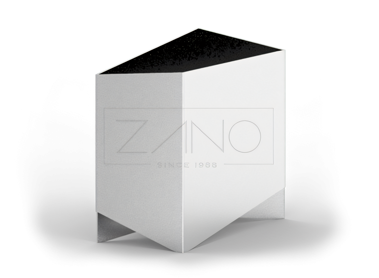 Stainless steel planters for cities and parks