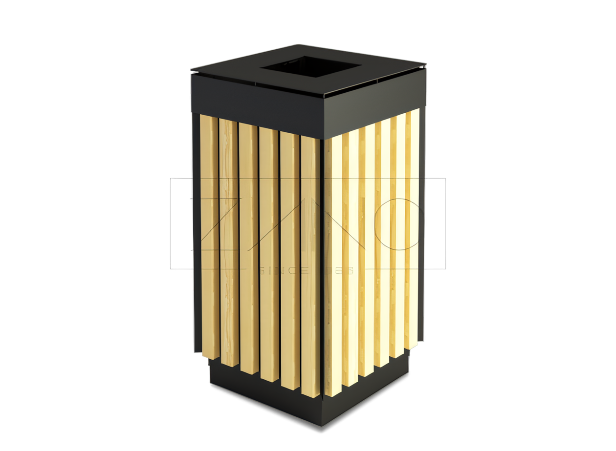 External litter bins Argo litter bin is an external model made of carbon steel