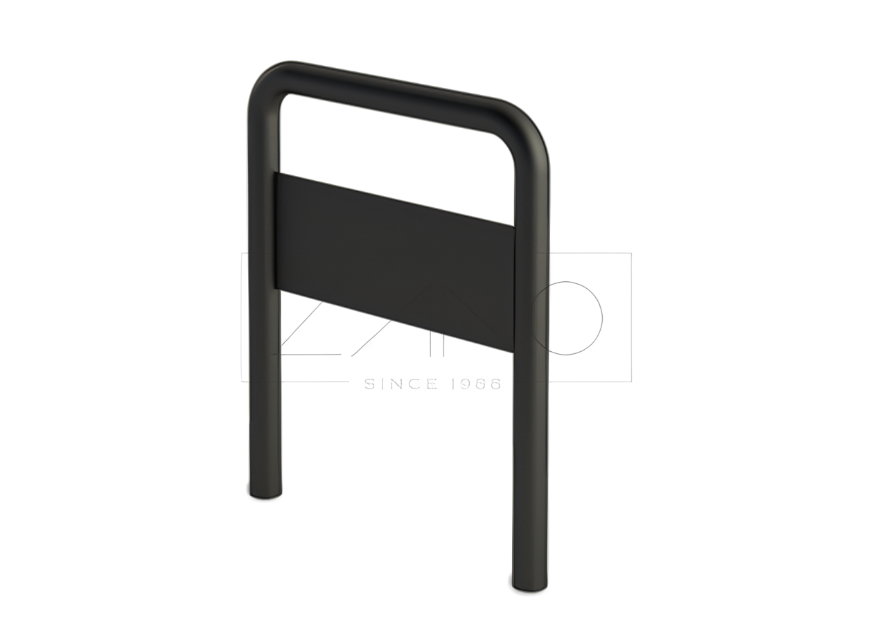 Bicycle rack 05.020.1 black steel bicycle rack