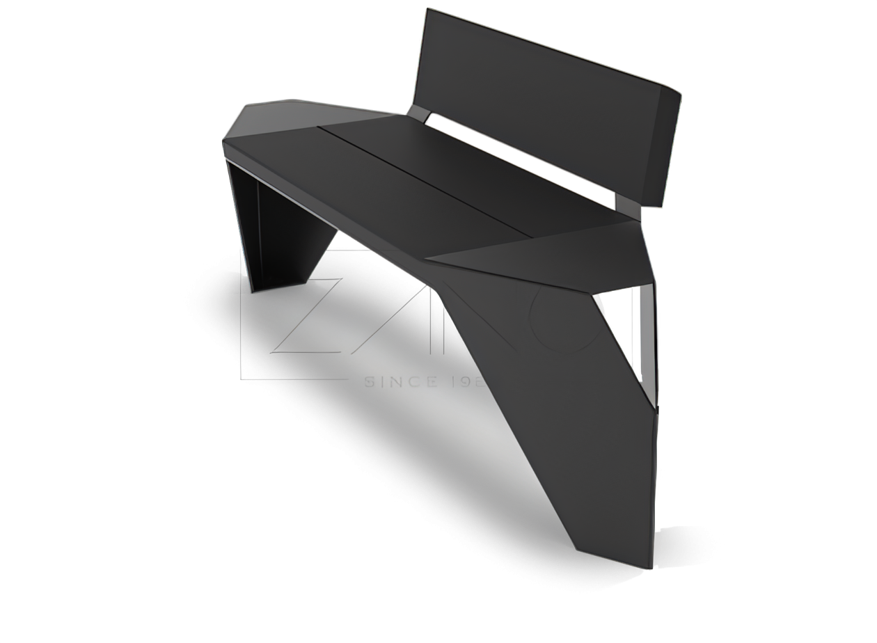 Modular bench IVO with backrest Modular benches IVO by ZANO Street Furniture