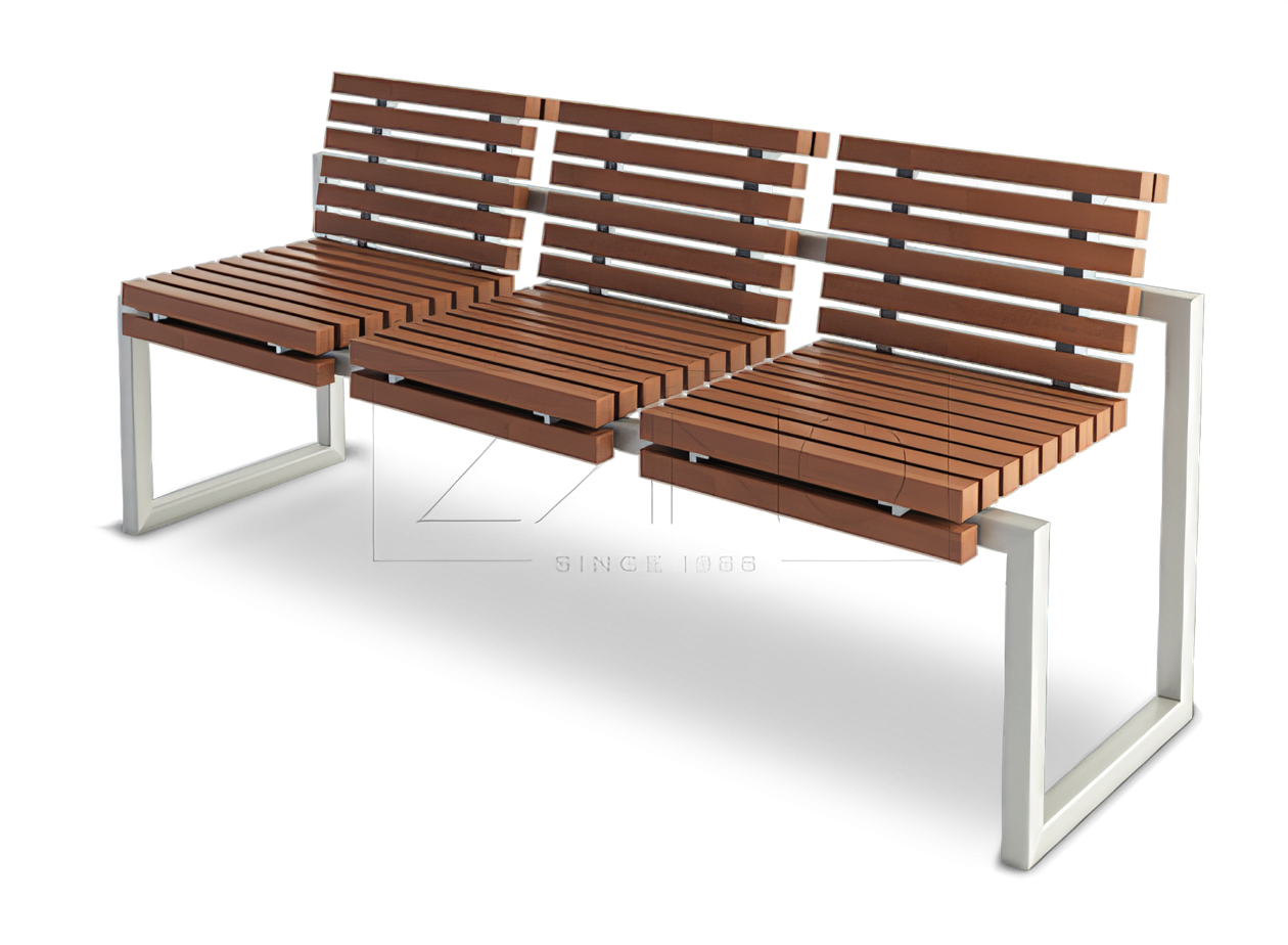 Classic park bench in retro style- perfect also for city streets and alleys