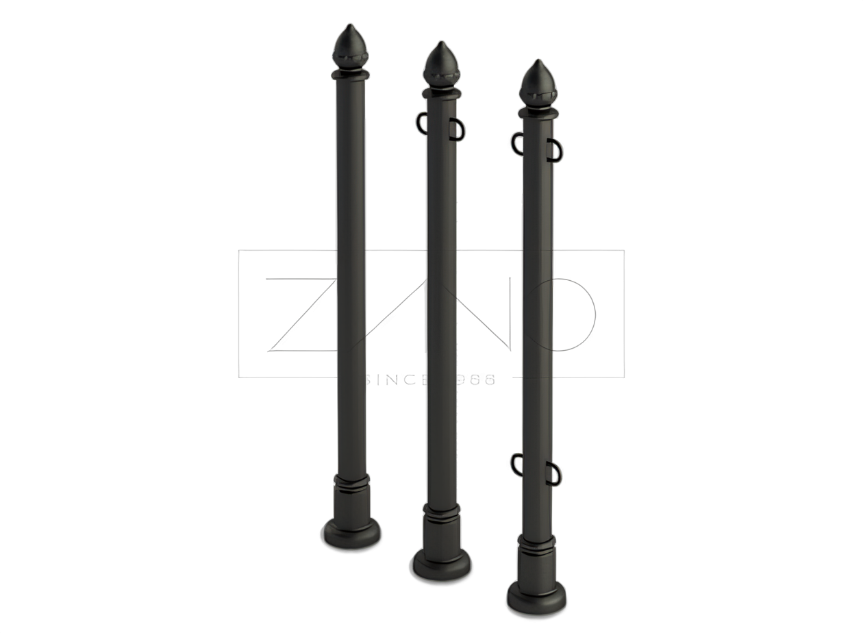 Classical street bollard