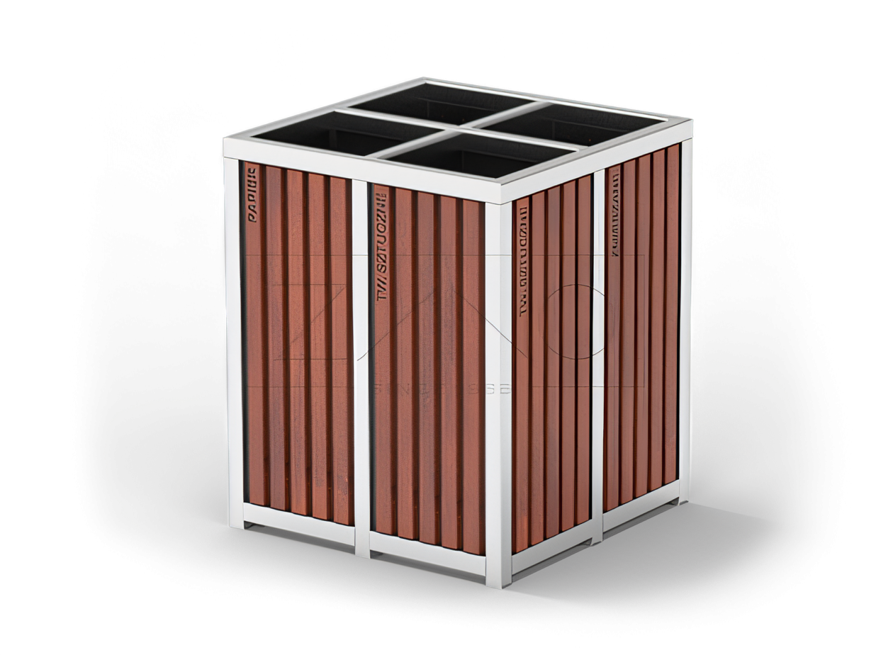 Litter bins and recycling bins stainless steel Litter bins and recycling bins stainless steel