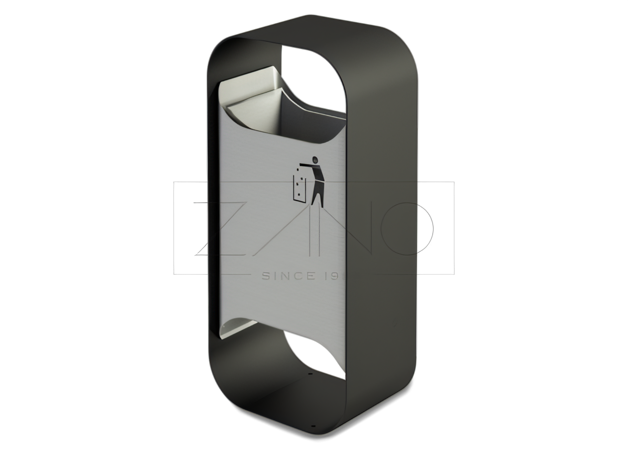 Clipo litter bin has an orginal shape and fancy construction