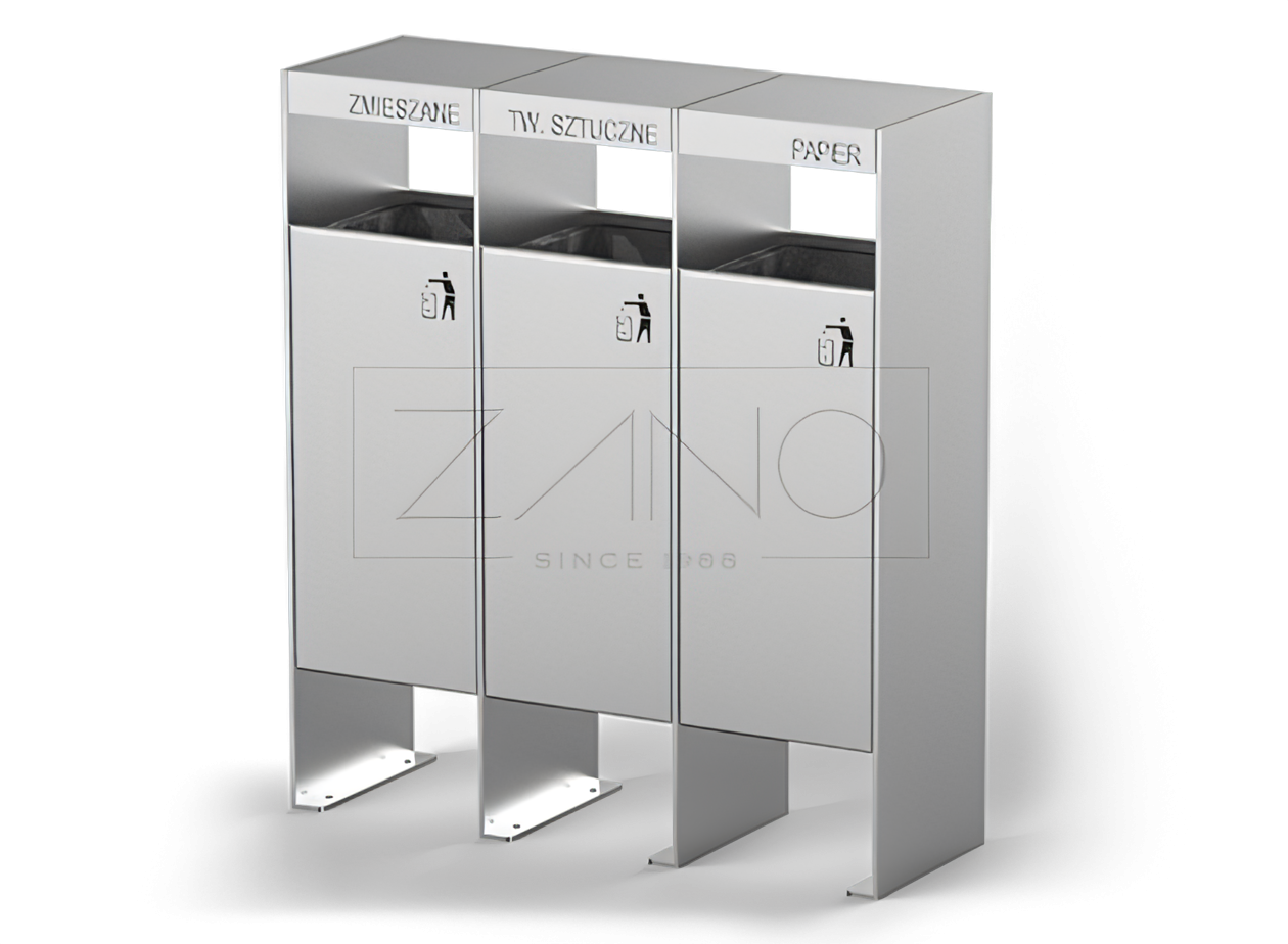 stainless steel recycle bins Stainless steel recycling bins- corrosion resistant