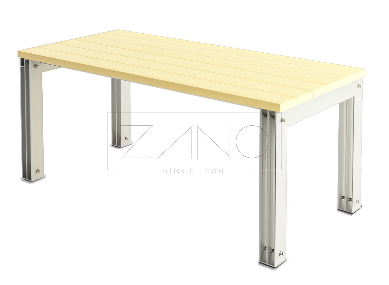 Tristad is a modern style table with metal legs