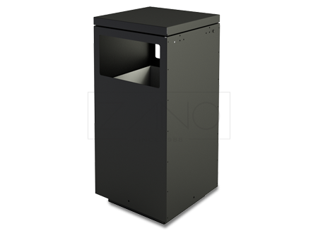Minimalistic and timeless design of Mimesis litter bin will make it an original project for every city surrounding