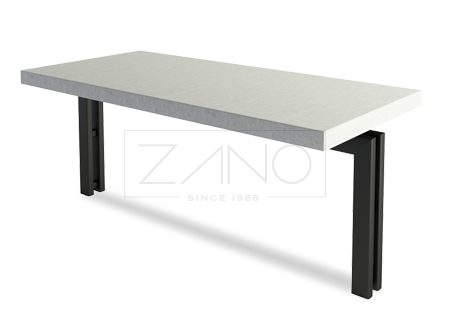 Bus table made of carbon steel