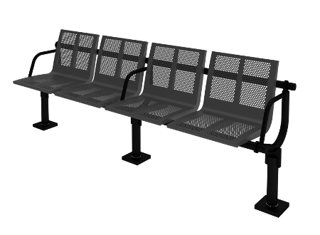 Quatro bench - elegant way of waiting
