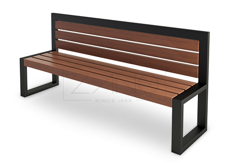 Modern metal clearance bench