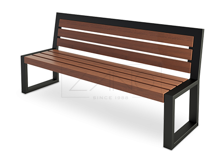contemporary urban bench