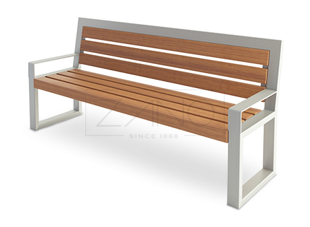 modern benches with armrest