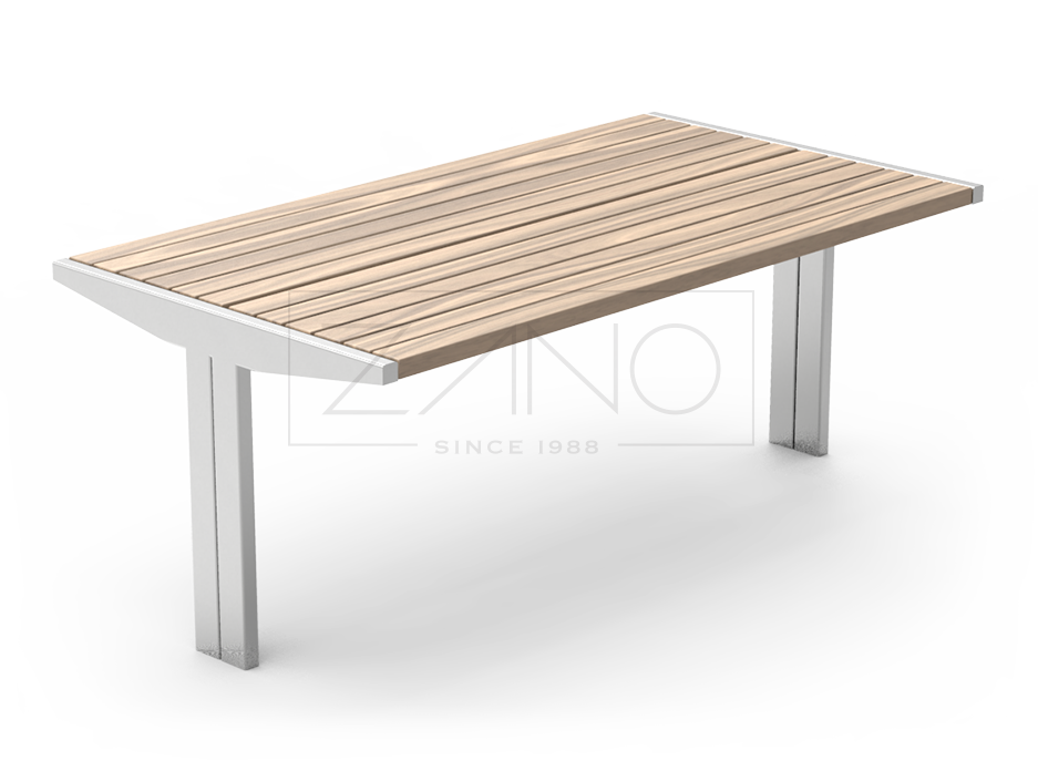 Urban furniture stainless steel table for cities and parks