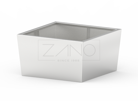 Tulip planter 06.021.2 made of stainless steel, size L | ZANO Street Furniture