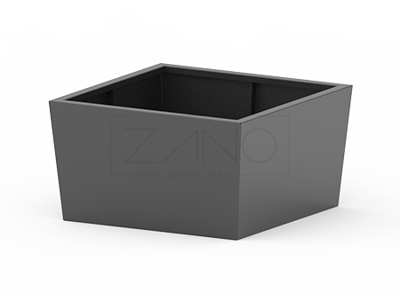 Tulip planter made of carbon steel, size L | ZANO Street Furniture