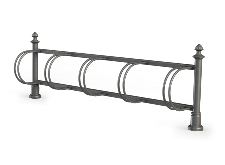 classic and stylish stainless steel bicycle rack