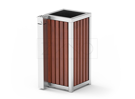Litter bin Altus 03.052.03 litter bin with stylish outside ashtray