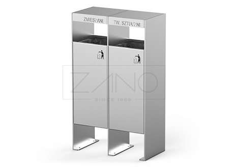 Recycling bin Simple | ZANO Street Furniture