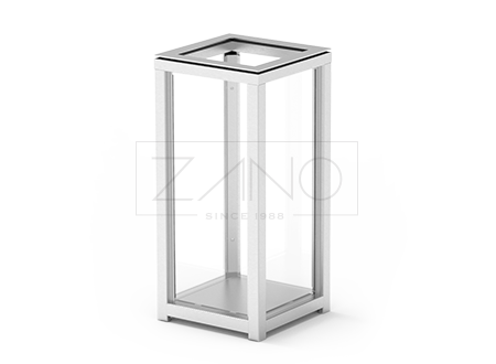 Airport Anti-Terrorist Safety Transparent Dustbin Airport Anti-Terrorist Safety Transparent trash can
