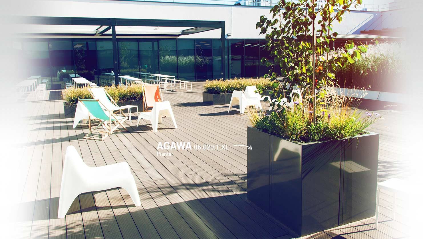 Carbon steel Agawa Planter | ZANO