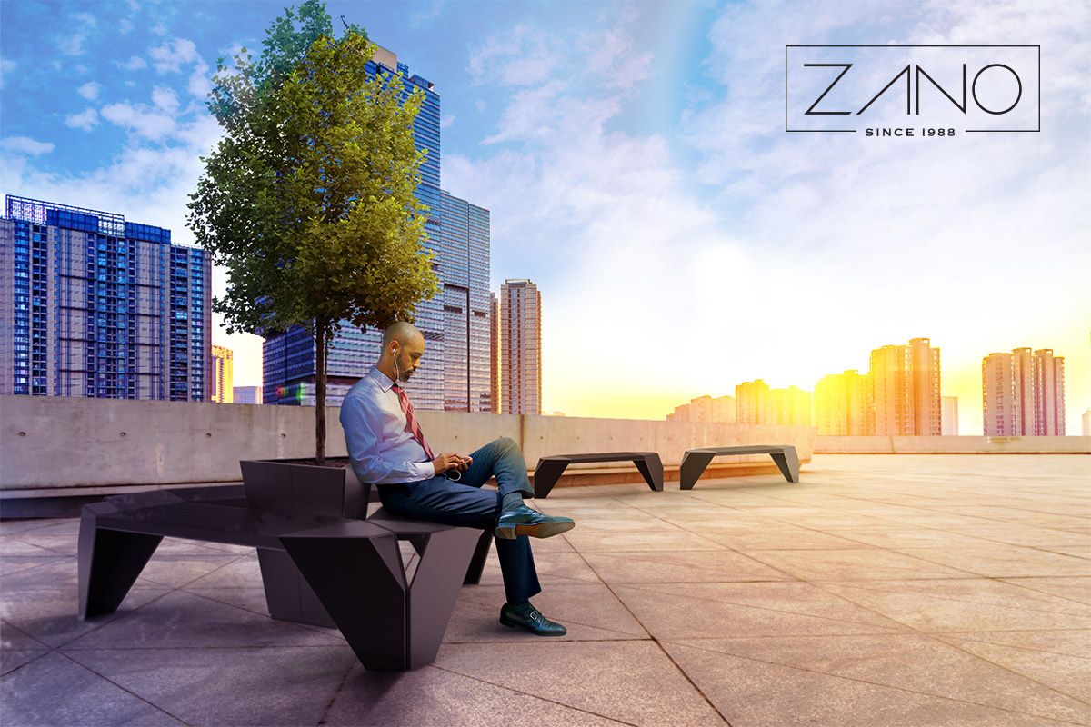 Modern outdoor city furniture