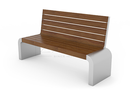 Modern, durable stainless steel benches