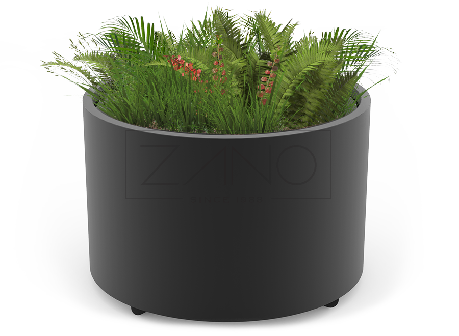 Round Planter Universe 06.055.XL Carbon Steel