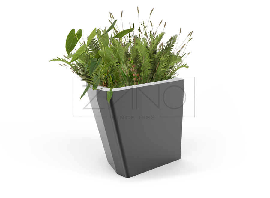 Scandik planter 90 degress made of stainles steel