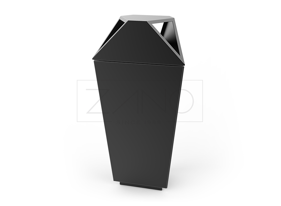 Contemporary litter bin for modern urban space