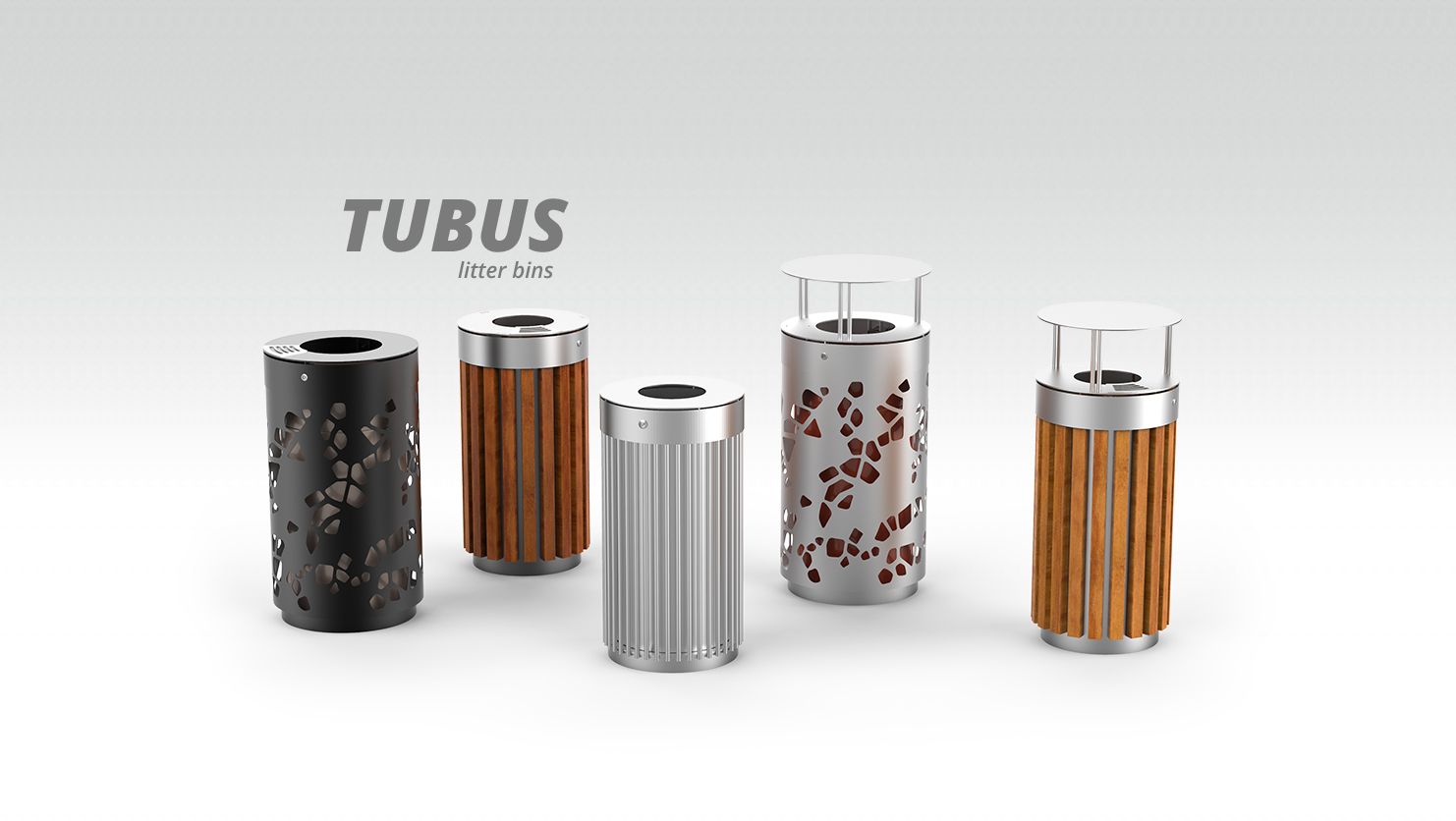 Tubus - Outdoor litter bins