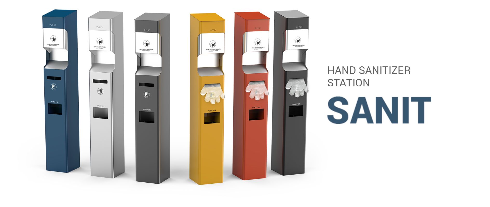 CONTACT-FREE hand sanitizer station SANIT