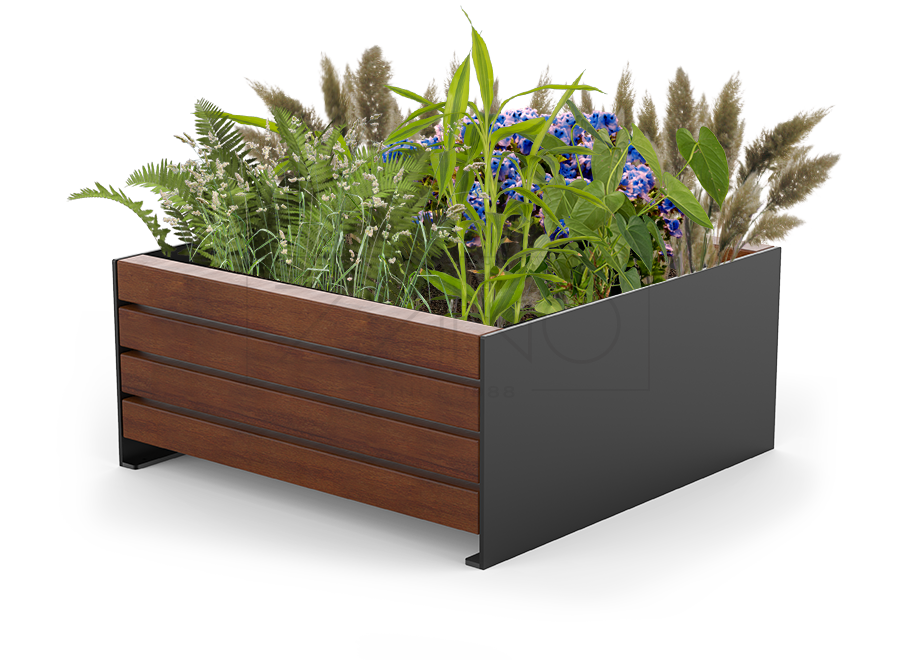 Simple Planter 06.040.L | Modern street planter