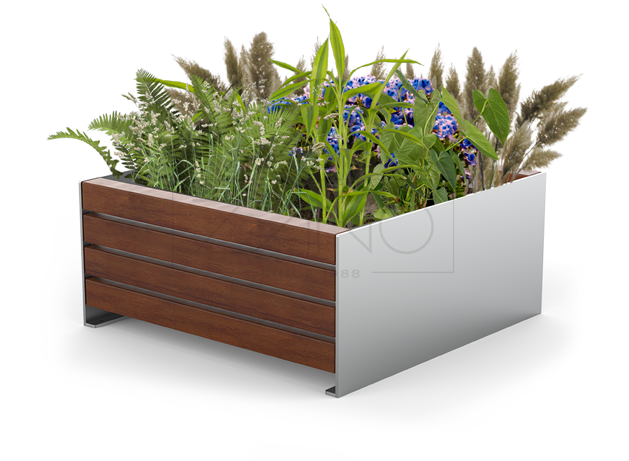 Simple Planter 06.040.L | Modern street planter