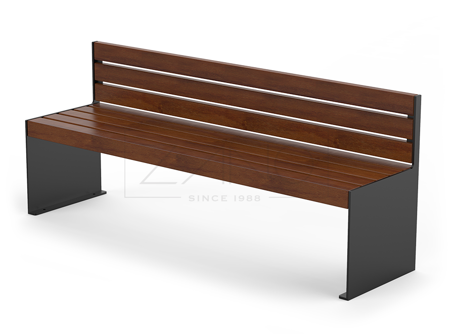 Simple Bench 02.420 street snd park furniture benches ZANO