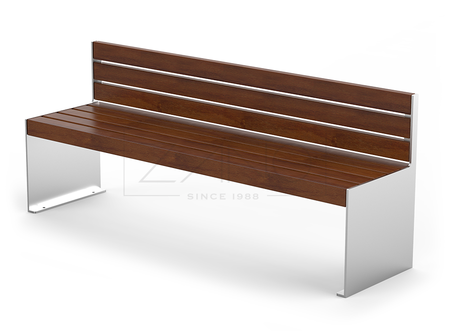 benches with ergonomic construction
