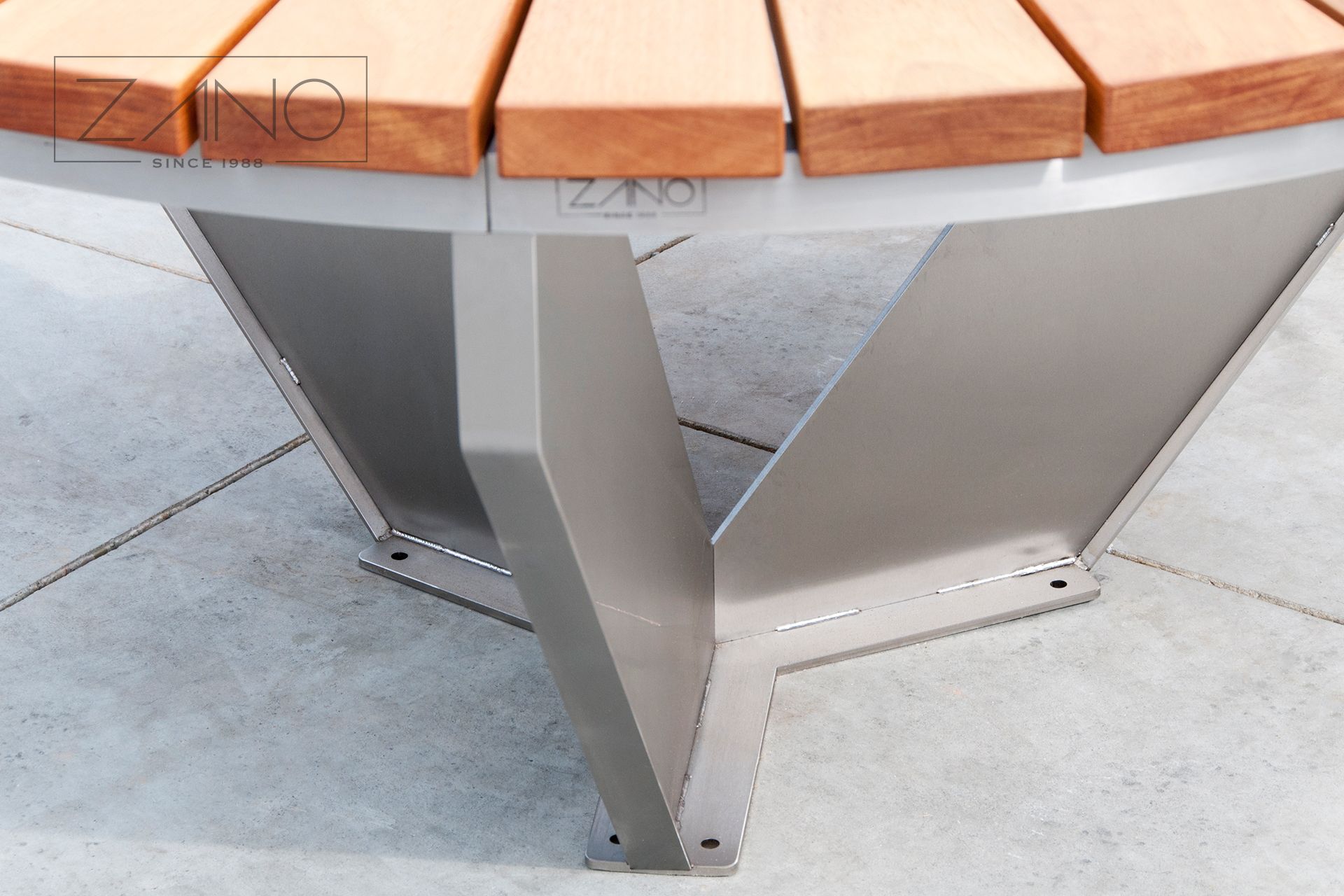 Stainless steel park tables